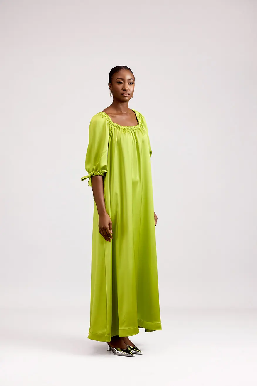 The Verde Whisper Dress